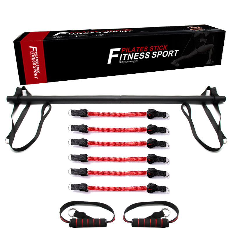 PilatesStick™   Bar Kit With Resistance Bands